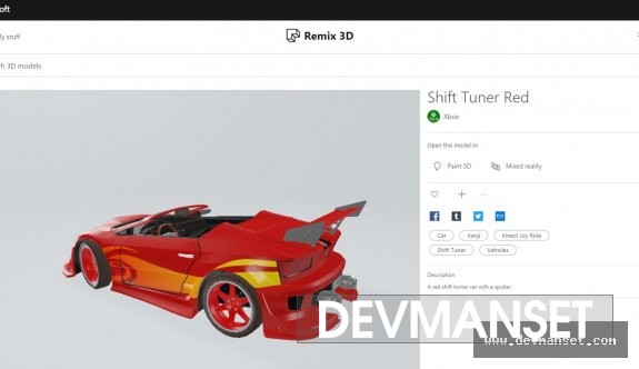 Microsoft şirketi Remix 3D'nin fişini çekmeye hazırlanıyor