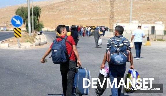 Suriyeliler evlerine dönmeye başladı