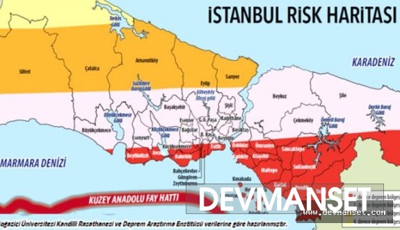 İstanbul'daki en riskli ilçeler nereler?