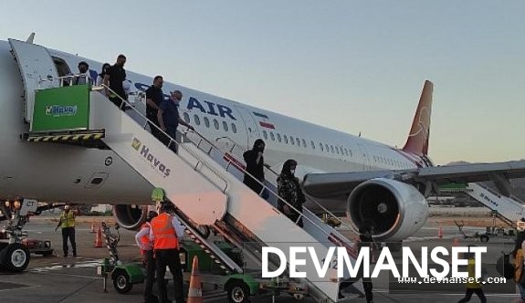 Gazipaşa - Alanya Havalimanı Kish Air'e ait uçağı karşıladı