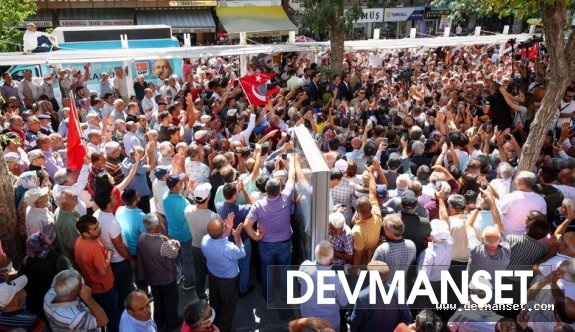 CHP Lideri Kılıçdaroğlu Niğde’de: Siyaseti cebimiz için değil, sizin alın teriniz için yapacağız