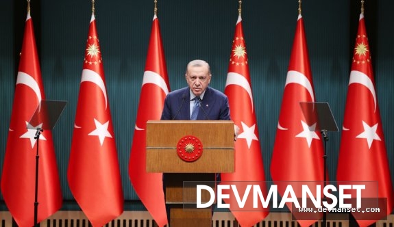 Cumhurbaşkanı Erdoğan Kabine Toplantısı sonrasında açıklamalarda bulundu!