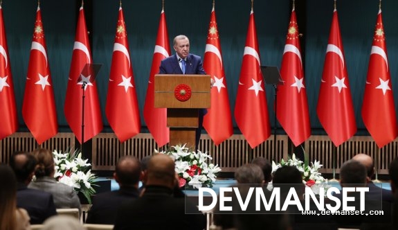 Cumhurbaşkanı Erdoğan “Vatandaşlarımızın ve şirketlerimizin, kamu kurumu ve kuruluşlarına olan borçlarının cezalarını kaldırıyoruz”