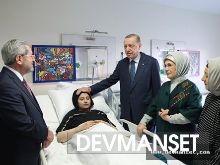 Cumhurbaşkanı Erdoğan, depremzede çocukları hastanede ziyaret etti!
