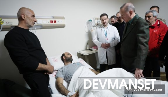 Cumhurbaşkanı Erdoğan, Kilis’te deprem bölgesinde incelemelerde bulundu