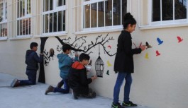 Okul duvarlarını boyama projesi