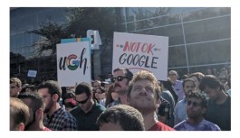 Google çalışanlarından sosyal medya üzerinde protesto
