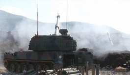 Obüsler YPG mevzilere bomba yağdırdı