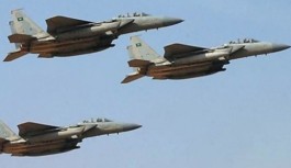 Yemen içerisinde yoğun bir hava saldırısı