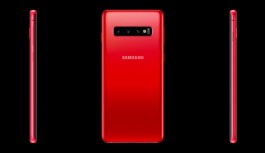 Samsung şirketinden kırmızı renge sahip Galaxy S10 modeli