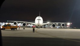 Dünya üzerindeki en büyük yolcu uçağı İstanbul Havalimanı'nda