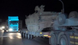 Suriye sınırına büyük askeri sevkiyat devam etti