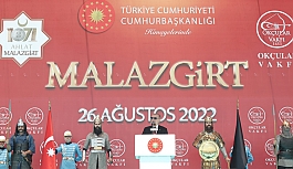 Cumhurbaşkanı Erdoğan “Malazgirt, bu coğrafyada kazandığımız diğer tüm zaferlerin ilk adımıdır”