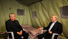 Millet İttifakı Cumhurbaşkanı Adayı Kemal Kılıçdaroğlu ve ABB Başkanı Mansur Yavaş, Kahramanmaraş'ta geceyi çadırda geçirdi!