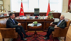 25 dakikalık görüşme sona erdi, İki Cumhurbaşkanı adayı CHP Genel Merkezi'nde bir araya geldi!